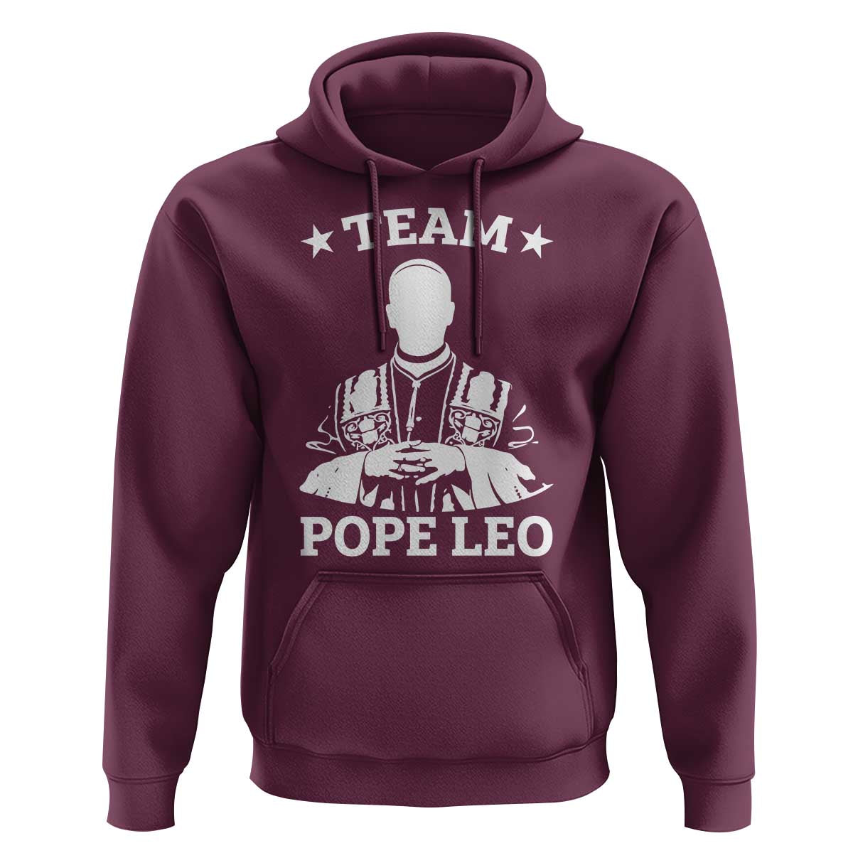 Team Pope Leo XIV Hoodie Vintage Catholic Faith Historical Religious Support
