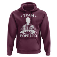 Team Pope Leo XIV Hoodie Vintage Catholic Faith Historical Religious Support