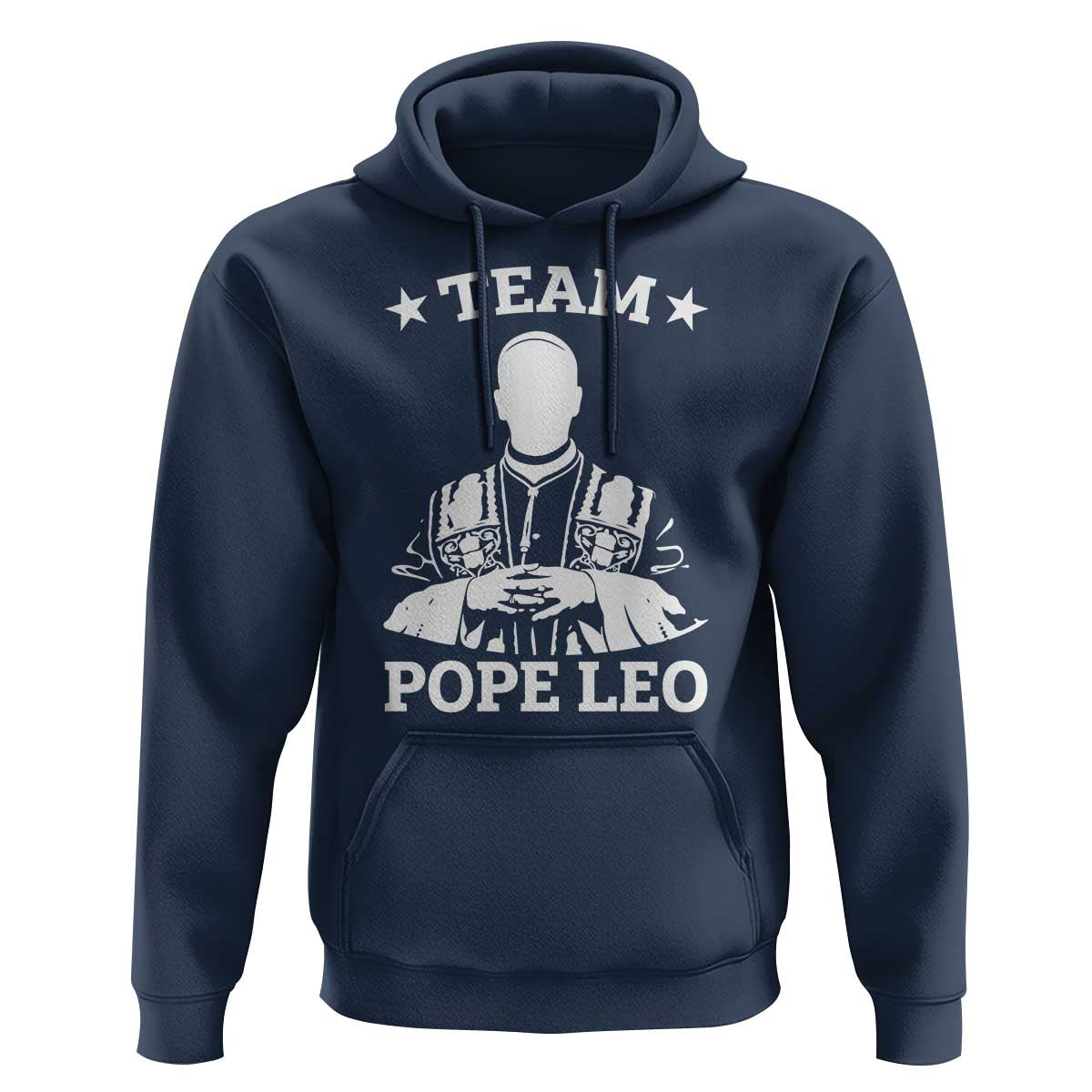 Team Pope Leo XIV Hoodie Vintage Catholic Faith Historical Religious Support