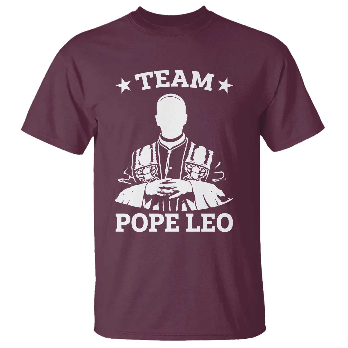 Team Pope Leo XIV T Shirt Vintage Catholic Faith Historical Religious Support