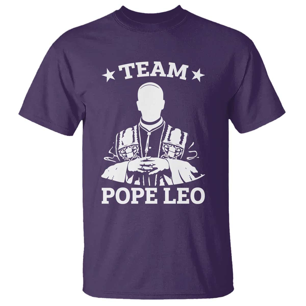 Team Pope Leo XIV T Shirt Vintage Catholic Faith Historical Religious Support