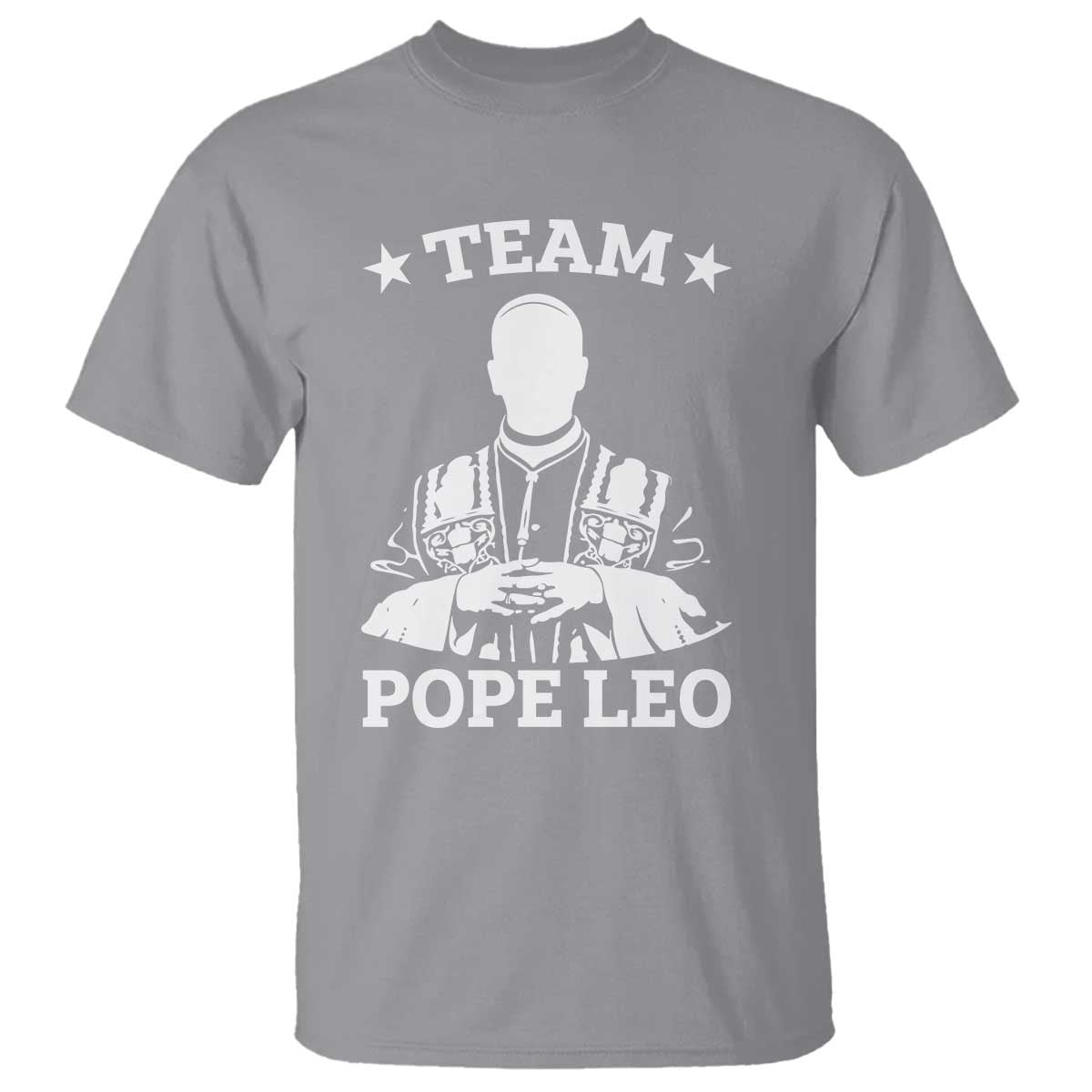 Team Pope Leo XIV T Shirt Vintage Catholic Faith Historical Religious Support