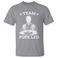 Team Pope Leo XIV T Shirt Vintage Catholic Faith Historical Religious Support