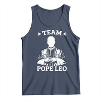 Team Pope Leo XIV Tank Top Vintage Catholic Faith Historical Religious Support
