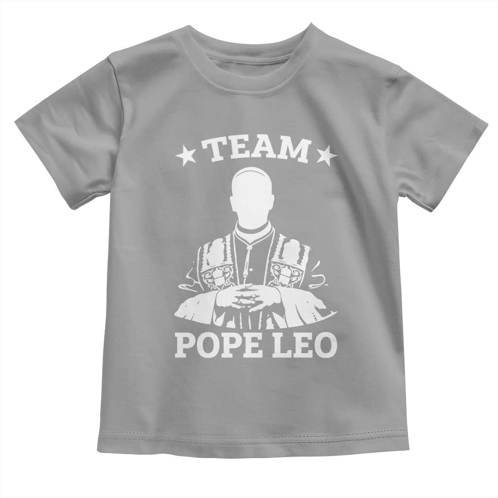 Team Pope Leo XIV Toddler T Shirt Vintage Catholic Faith Historical Religious Support