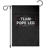 Team Pope Leo XIV Garden Flag Catholic Pride Religious Faith Solidarity