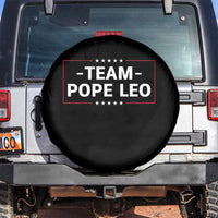 Team Pope Leo XIV Spare Tire Cover Catholic Pride Religious Faith Solidarity
