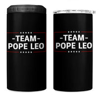 Team Pope Leo XIV 4 in 1 Can Cooler Tumbler Catholic Pride Religious Faith Solidarity