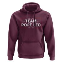 Team Pope Leo XIV Hoodie Catholic Pride Religious Faith Solidarity