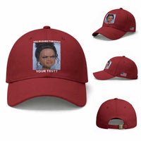 Funny You Rushed Through Your Test Doll Face Meme Baseball Cap Teacher Reaction Humor Testing Day