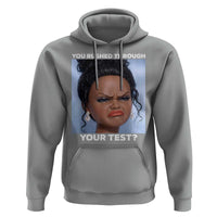 Funny You Rushed Through Your Test Doll Face Meme Hoodie Teacher Reaction Humor Testing Day