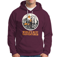 Camping Dad Hoodie World's Best Dadventure Dad Camping Outdoor Nature Lovers - Wonder Print Shop