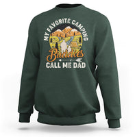 Camping Dad Sweatshirt My Favorite Camping Buddies Call Me Dad Vintage Fathers Day - Wonder Print Shop