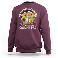 Camping Dad Sweatshirt My Favorite Camping Buddies Call Me Dad Vintage Fathers Day - Wonder Print Shop