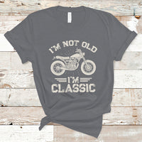 Mens Birthday T Shirt I'm Not Old I'm Classic Funny Motorcycle Graphic Biker Mens - Wonder Print Shop