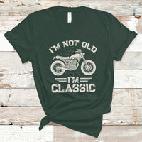 Mens Birthday T Shirt I'm Not Old I'm Classic Funny Motorcycle Graphic Biker Mens - Wonder Print Shop