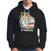 Funny Dad Hoodie Being Dad is an Honor Being Papa is Priceless Fathers Day - Wonder Print Shop