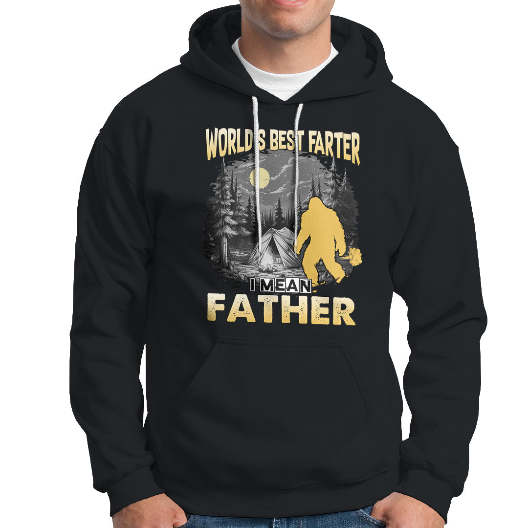 Funny Farter Hoodie Funny Father's Day World's Best Farter I Mean Father Bigfoot - Wonder Print Shop
