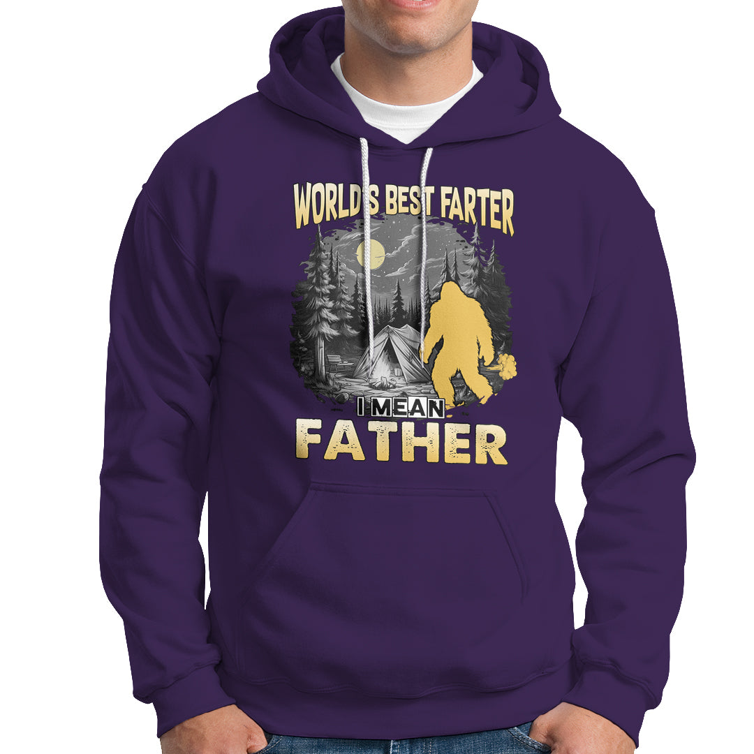 Funny Farter Hoodie Funny Father's Day World's Best Farter I Mean Father Bigfoot - Wonder Print Shop