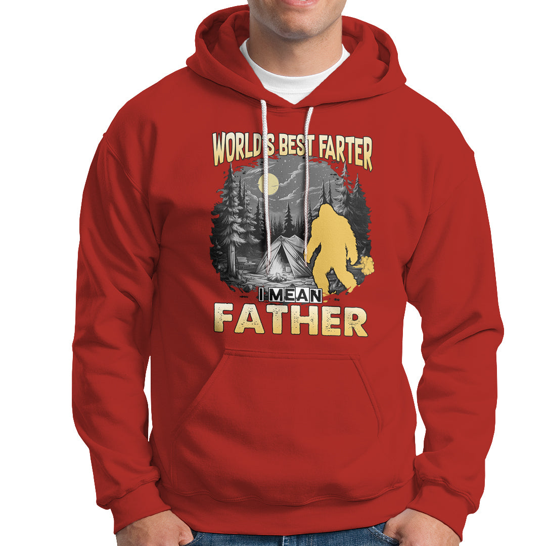 Funny Farter Hoodie Funny Father's Day World's Best Farter I Mean Father Bigfoot - Wonder Print Shop