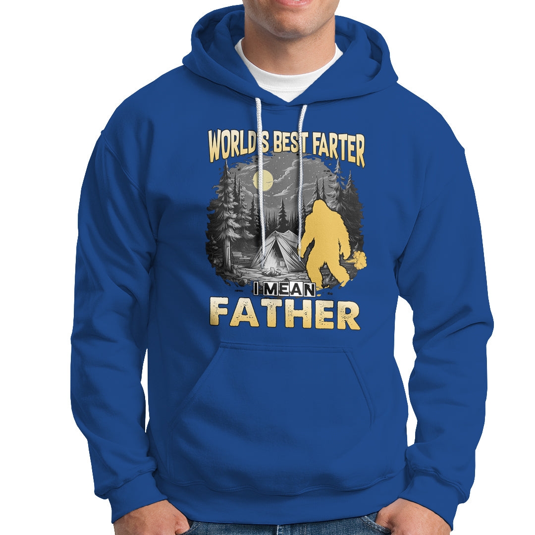 Funny Farter Hoodie Funny Father's Day World's Best Farter I Mean Father Bigfoot - Wonder Print Shop