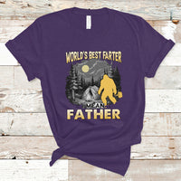 Funny Farter T Shirt Funny Father's Day World's Best Farter I Mean Father Bigfoot - Wonder Print Shop