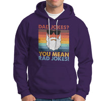 Dad Joke Hoodie Dad Jokes I Think You Mean Rad Jokes Father's Day Vintage - Wonder Print Shop