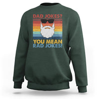Dad Joke Sweatshirt Dad Jokes I Think You Mean Rad Jokes Father's Day Vintage - Wonder Print Shop
