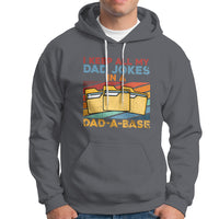 Dad Joke Hoodie I Keep All My Dad Jokes In A Dad-A-Base Funny Daddy Vintage - Wonder Print Shop