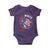 Red White And Bruh Fishing Baby Onesie Funny Patriotic Bass 4th Of July American Flag