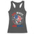 Red White And Bruh Fishing Racerback Tank Top Funny Patriotic Bass 4th Of July American Flag