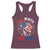 Red White And Bruh Fishing Racerback Tank Top Funny Patriotic Bass 4th Of July American Flag