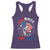 Red White And Bruh Fishing Racerback Tank Top Funny Patriotic Bass 4th Of July American Flag