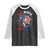 Red White And Bruh Fishing Raglan Shirt Funny Patriotic Bass 4th Of July American Flag