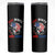 Red White And Bruh Fishing Skinny Tumbler Funny Patriotic Bass 4th Of July American Flag