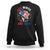Red White And Bruh Fishing Sweatshirt Funny Patriotic Bass 4th Of July American Flag