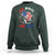 Red White And Bruh Fishing Sweatshirt Funny Patriotic Bass 4th Of July American Flag