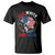 Red White And Bruh Fishing T Shirt Funny Patriotic Bass 4th Of July American Flag