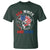 Red White And Bruh Fishing T Shirt Funny Patriotic Bass 4th Of July American Flag