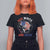 Red White And Bruh Fishing T Shirt For Women Funny Patriotic Bass 4th Of July American Flag
