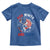 Red White And Bruh Fishing Toddler T Shirt Funny Patriotic Bass 4th Of July American Flag