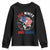 Red White And Bruh Fishing Youth Sweatshirt Funny Patriotic Bass 4th Of July American Flag