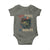 Retro Red White And Bruh Fishing Baby Onesie Funny Patriotic Bass 4th Of July
