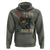 Retro Red White And Bruh Fishing Hoodie Funny Patriotic Bass 4th Of July
