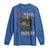 Retro Red White And Bruh Fishing Long Sleeve Shirt Funny Patriotic Bass 4th Of July