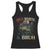Retro Red White And Bruh Fishing Racerback Tank Top Funny Patriotic Bass 4th Of July
