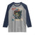 Retro Red White And Bruh Fishing Raglan Shirt Funny Patriotic Bass 4th Of July