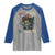Retro Red White And Bruh Fishing Raglan Shirt Funny Patriotic Bass 4th Of July