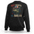 Retro Red White And Bruh Fishing Sweatshirt Funny Patriotic Bass 4th Of July