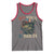 Retro Red White And Bruh Fishing Tank Top Funny Patriotic Bass 4th Of July